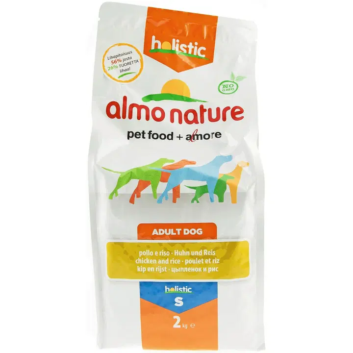 Almo Nature Holistic Dog 2 kg small adult kana ja riisi