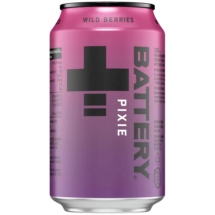 Battery Pixie energiajuoma tölkki 0,33 L