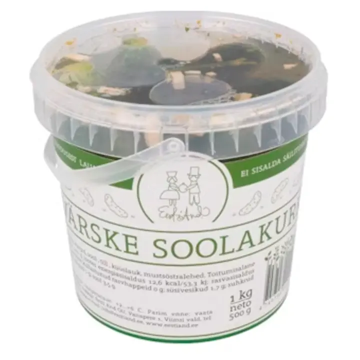 Värske soolakurk ämbris 1 kg