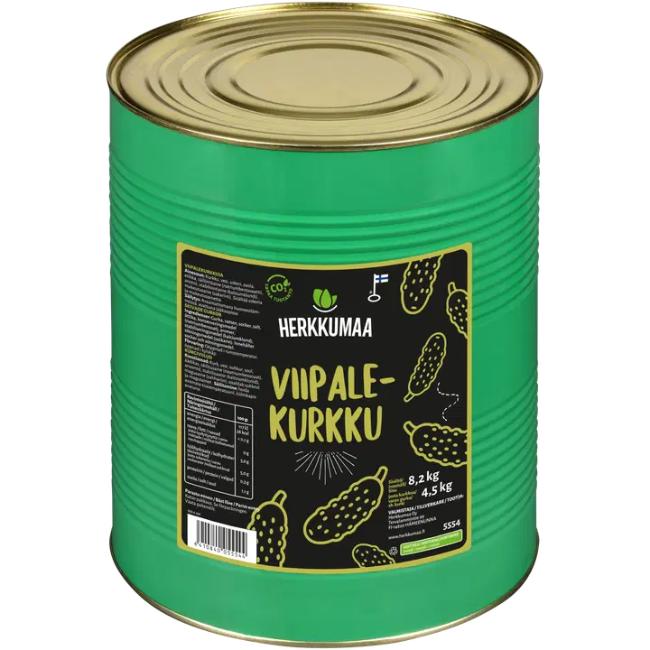 Herkkumaa Viipalekurkku 8,2/4,5kg