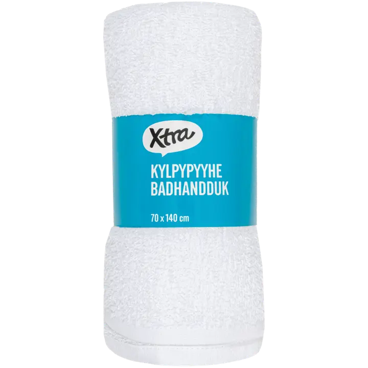 Xtra kylpypyyhe Anna 70x140 cm valkoinen