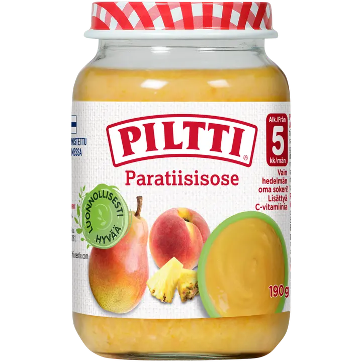 PILTTI 190g Paratiisisose hedelmäsose 5kk