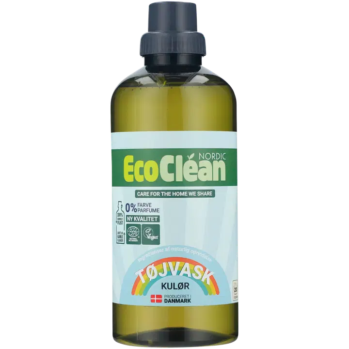 Eco Clean pyykinpesuneste hajusteeton 1 l color&white