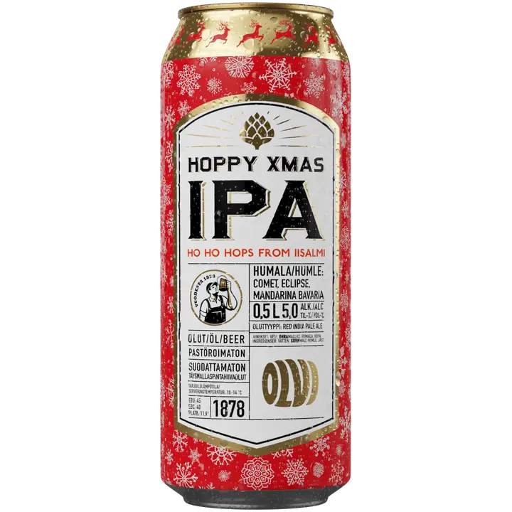 OLVI Hoppy Xmas IPA 5,0 % 0,5 l tlk