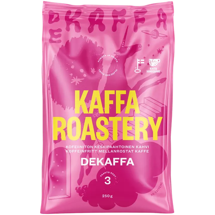 Kaffa Roastery Dekaffa kofeiiniton suodatinjauhettu kahvi 250g