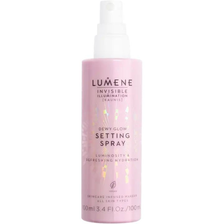 Lumene Invisible Illumination Dewy Glow Kosteuttava meikinkiinnityssuihke 100 ml