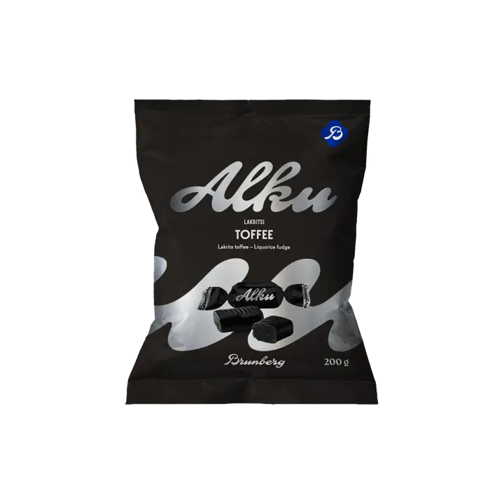 Brunberg Alku lakritsitoffeekaramelli 200g