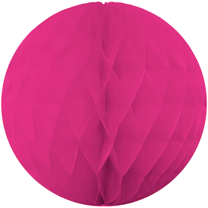 Decorata Party Paperihunajakenno 15 cm fuksia