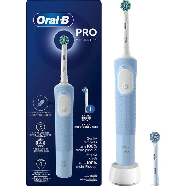 Oral-B Vitality PRO Blue sähköhammasharja + lisävaihtoharja
