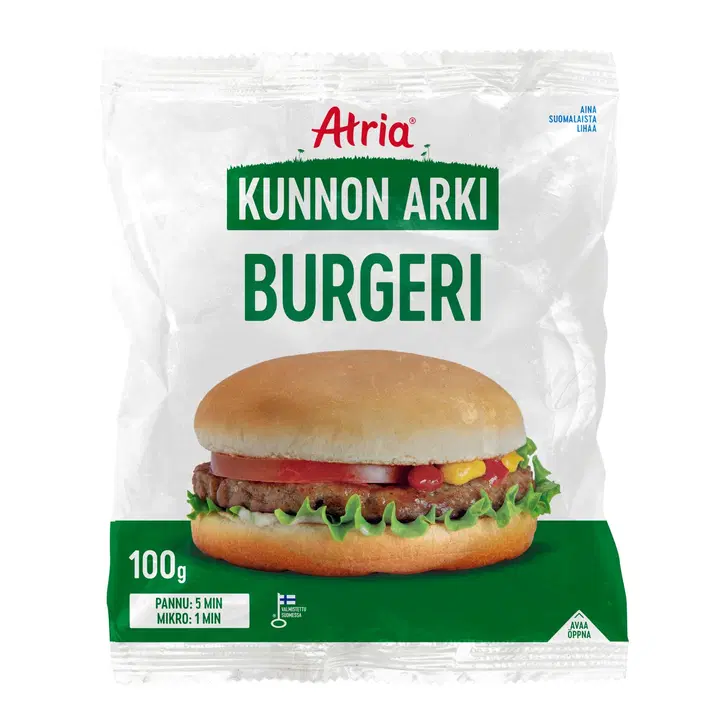 Atria Kunnon Arki Burgeri 100g