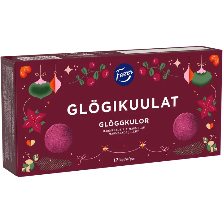 Fazer Glögikuulat makeisrasia 260g