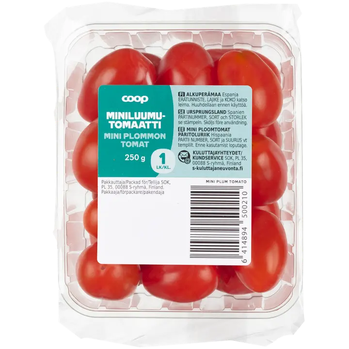Coop miniluumutomaatti 250g