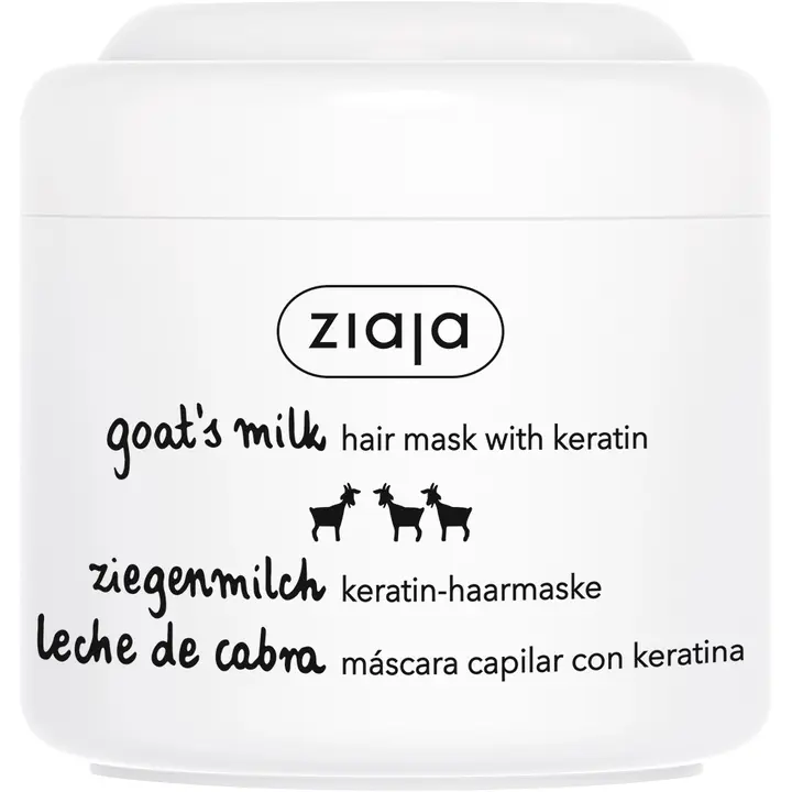 Ziaja Goat's Milk vahvistava hiusnaamio kuiville ja vaurioituneille hiuksille 200ml