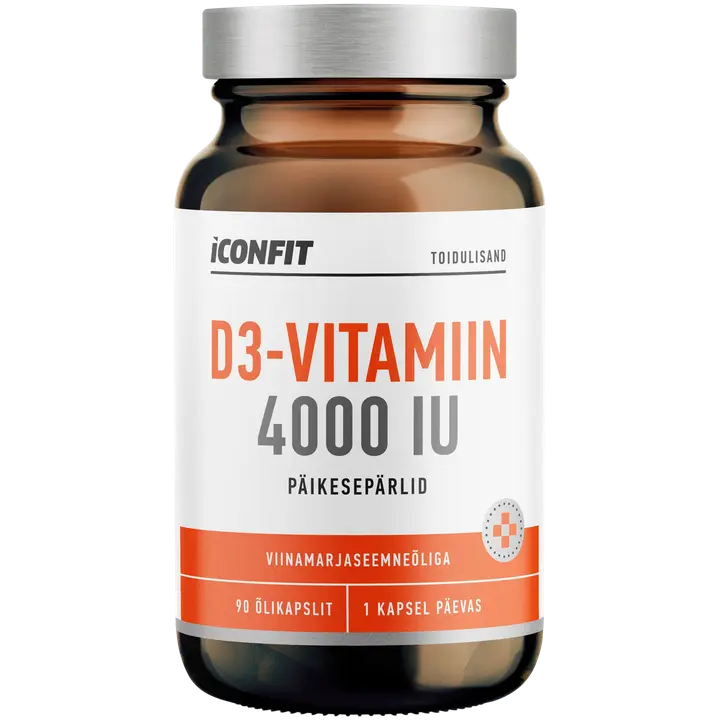 ICONFIT Vitamiin D3 4000 IU, N90