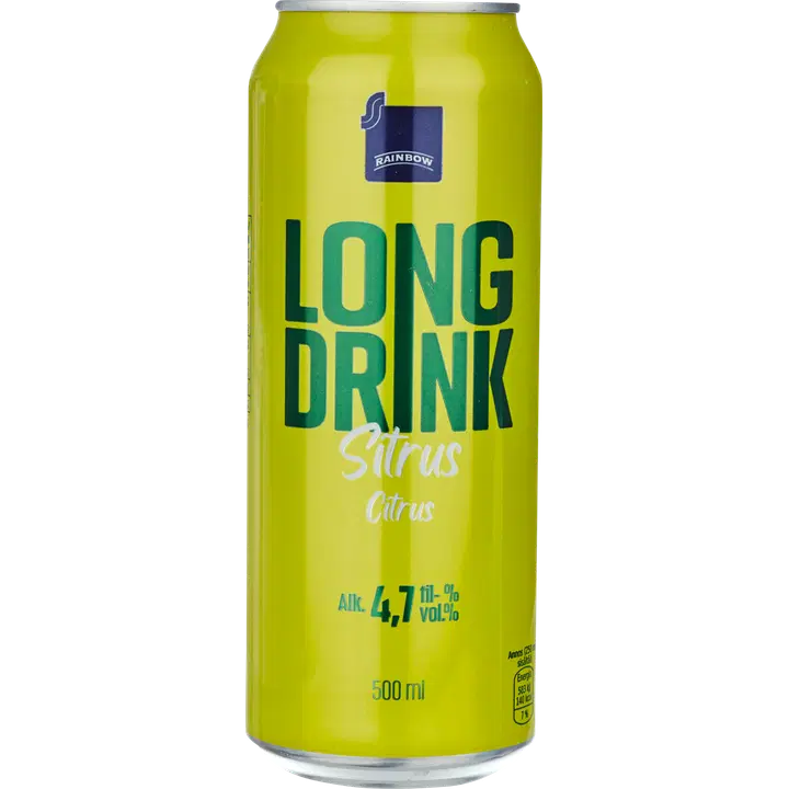 Rainbow Sitrus 4,7% 0,5L long drink
