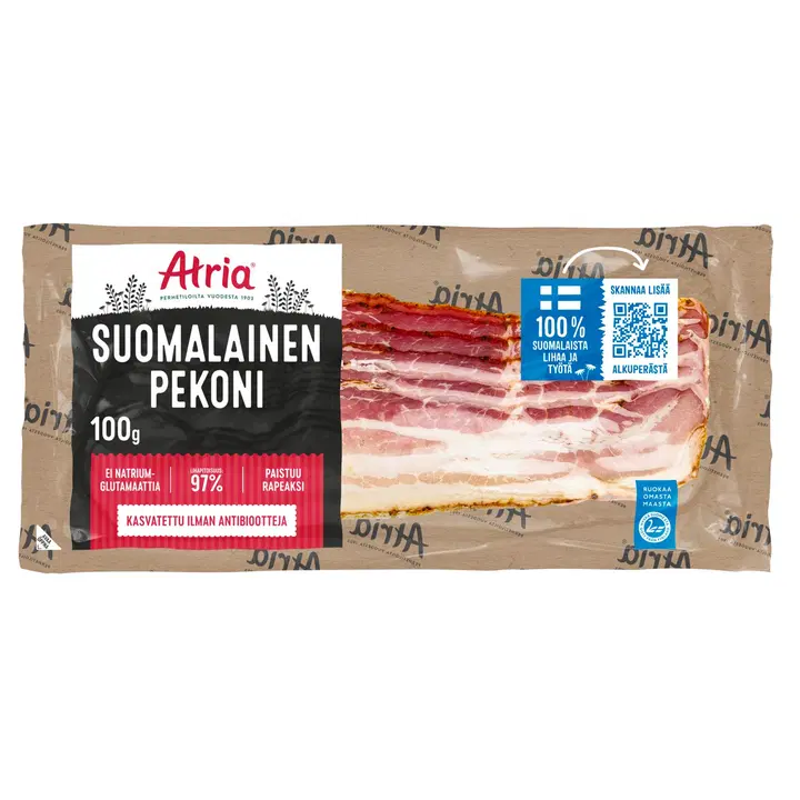 Atria Suomalainen Pekoni 100g