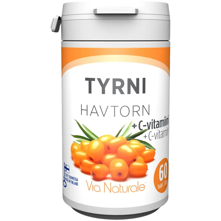 Tyrni+ C-vitamiini 60 tabl Via Naturale