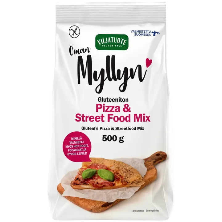 Virtasalmen Viljatuote Gluteeniton Pizza & Street Food Mix 500g