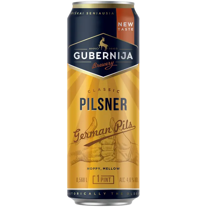 Gubernija German Pilsner õlu 4,6%vol 568ml
