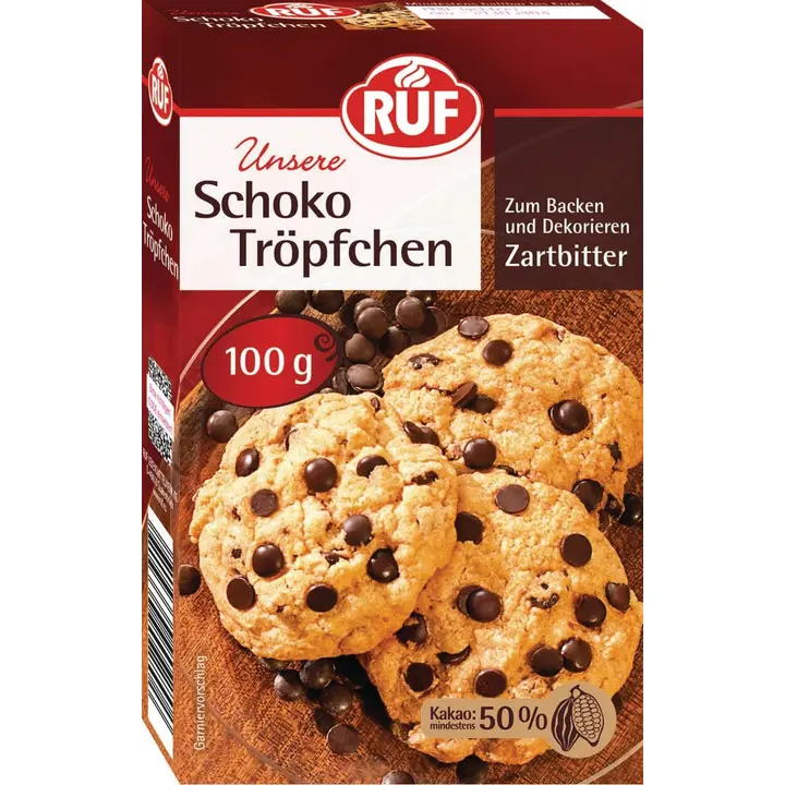 Ruf šokolaadist tilgakesed 100 g