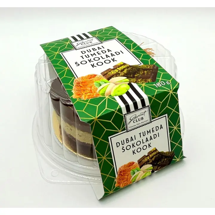 Gourmet Club Dubai stiilis tumeda šokolaadi kook 180 g