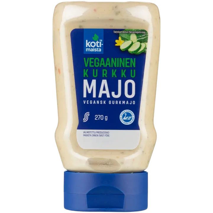 Kotimaista Vegan kurgimajonees 270g