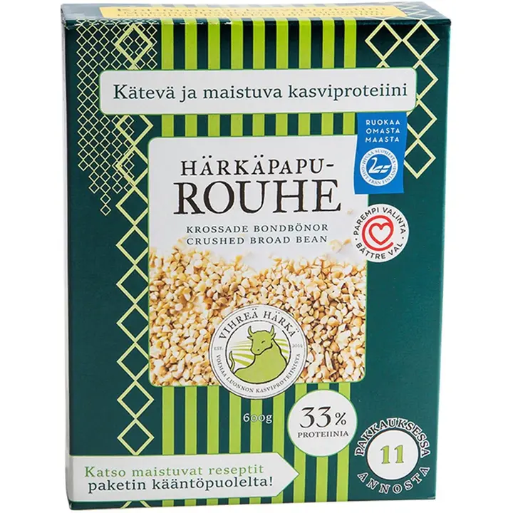 Vihreä Härkä Härkäpapurouhe 600 g, korkeaproteiininen