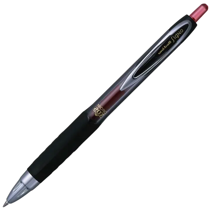 Uni-ball tindipliiats signo umn-207 micro, 0,5 mm, punane