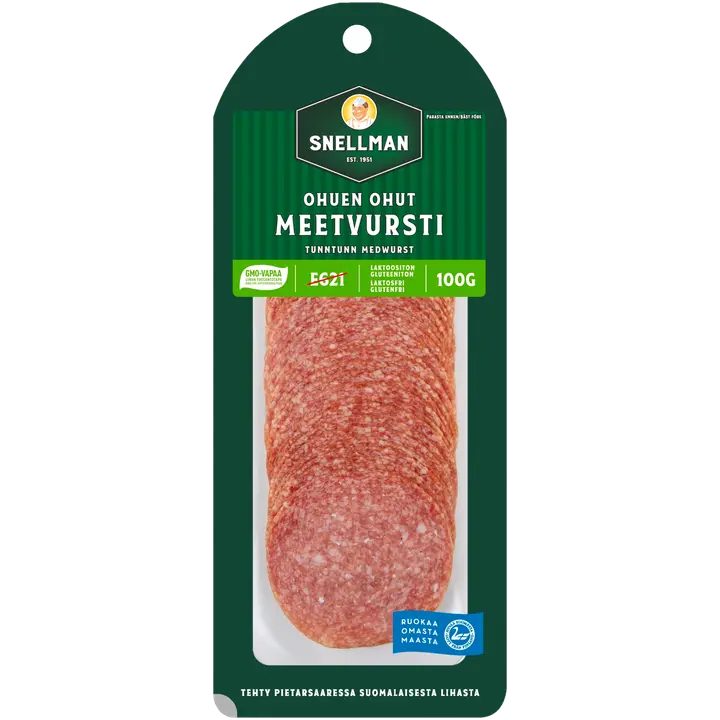 Snellman Ohuen ohut meetvursti 100g