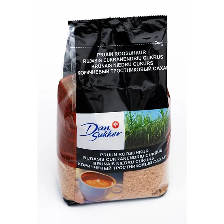 Dansukker pruun roosuhkur 750 g