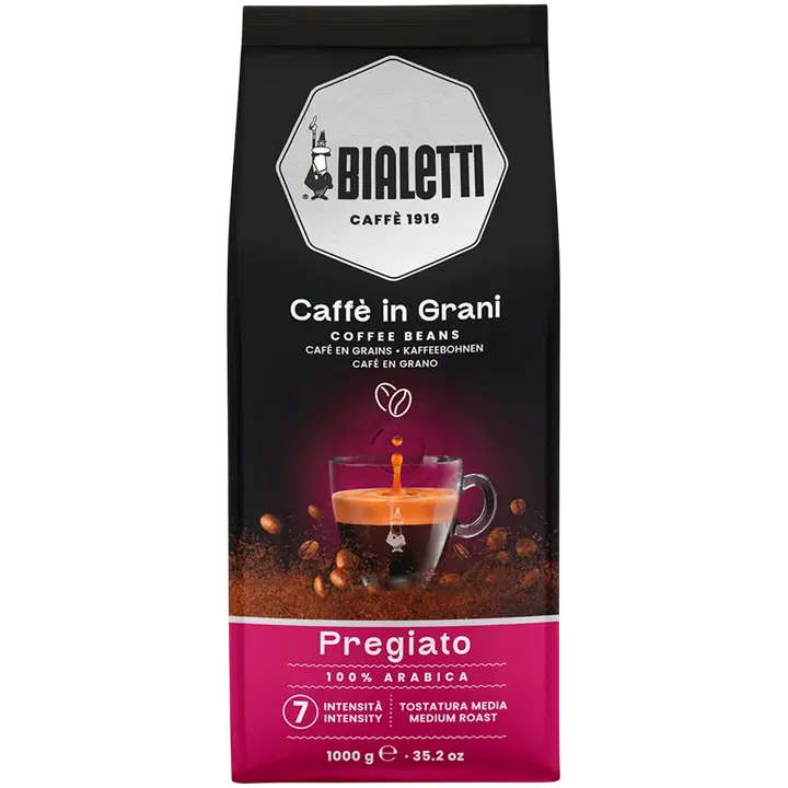 Bialetti Pregiato 100%Arabica 1 kg papu