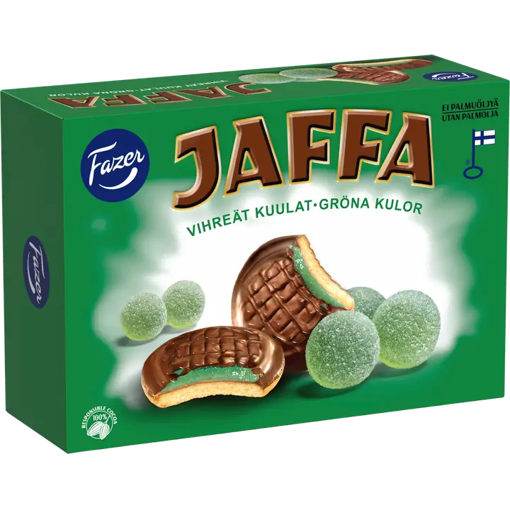 Fazer Jaffa Vihreät kuulat leivoskeksi 300g