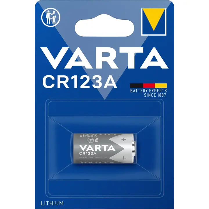 Varta Professional Electronics CR123 photo litiumparisto