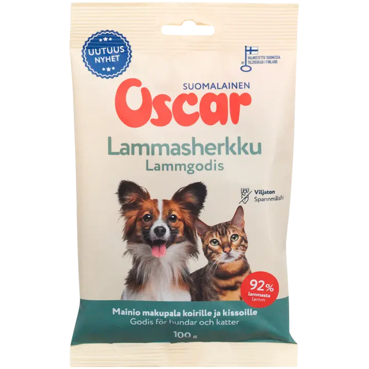 Oscar Lammasherkku koirille 100 g
