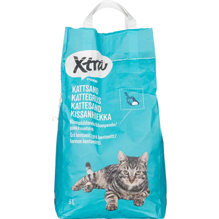 Xtra kissanhiekka paakkuuntuva 5L