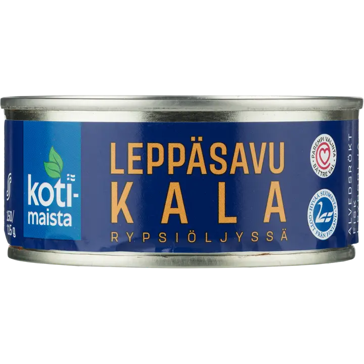 Kotimaista leppäsavukala rypsiöljyssä 150 g/115 g
