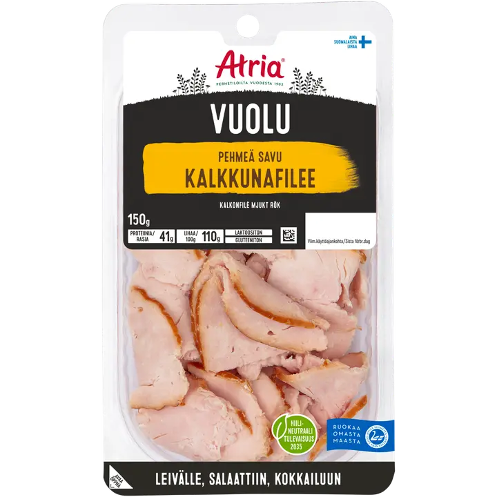 Atria Vuolu Kalkkunafilee Pehmeä Savu 150g