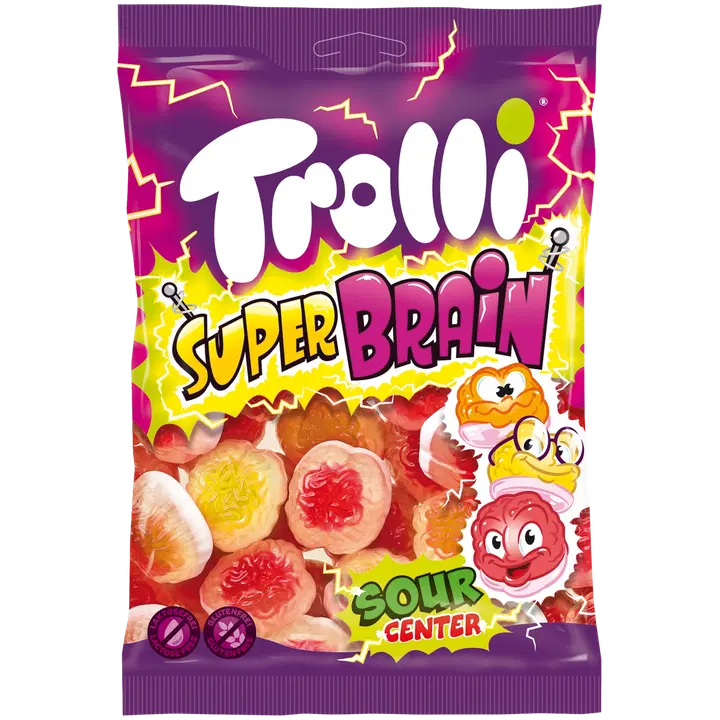 Trolli Super Brain makeispussi 175g