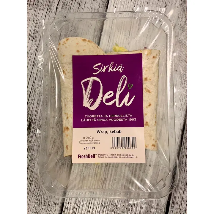 Sirkiä Deli Wrap kebab 270 g