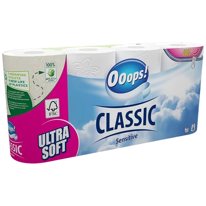 Ooops! Classic Sensitive WC-paperi 8 rl