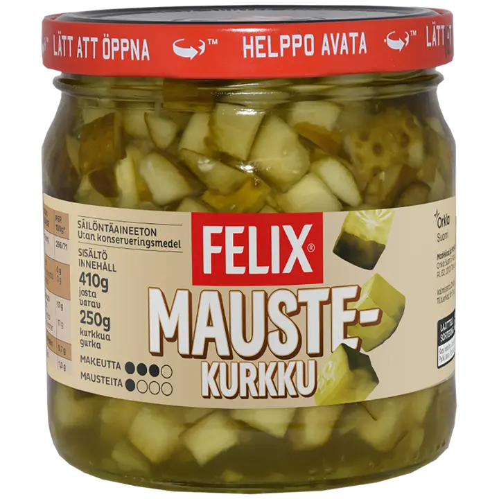 Felix maustekurkkukuutio 410/250g
