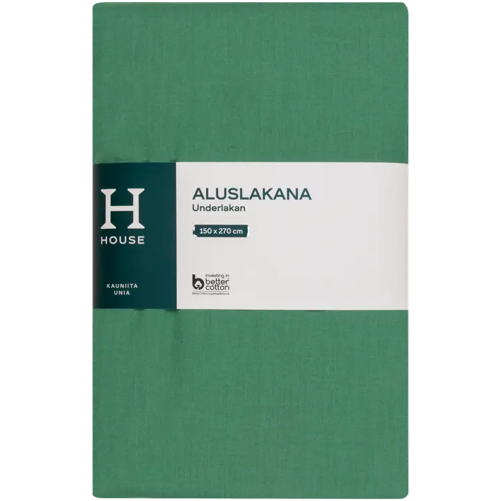 House aluslakana 150 x 270 cm vihreä
