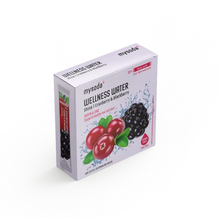Mysoda Wellness Water karpalo-karhunvatukka juomajauhe 12x4g
