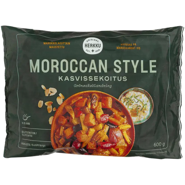 Herkku Moroccan Style Kasvissekoitus pakaste 600g