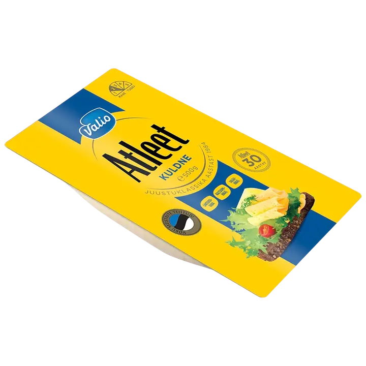 Juust Atleet Kuldne, viilutatud, 500 g