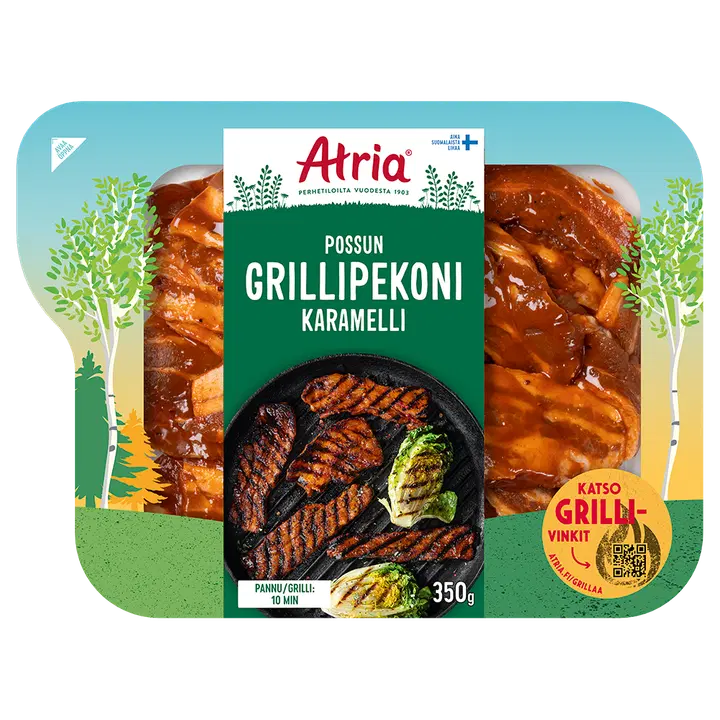 Atria Possun Grillipekoni Karamelli 350g