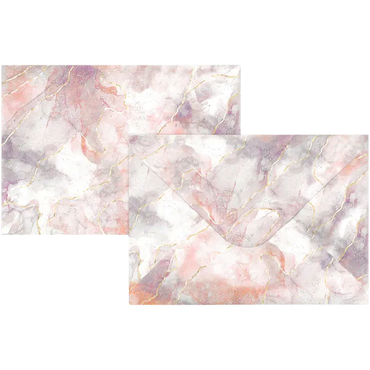 J.K. Primeco  kirjekuori C6 Marmori rosa 10 kpl