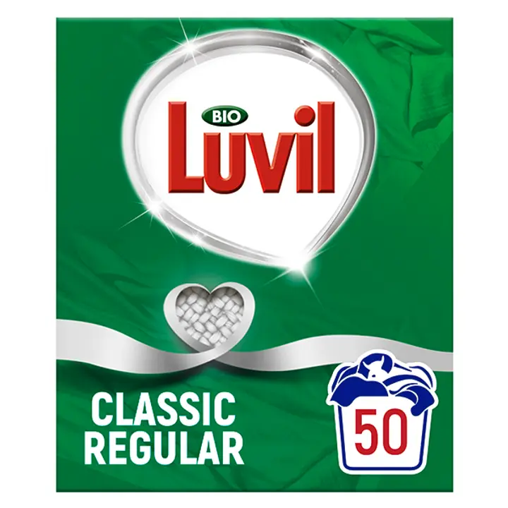 Bio Luvil Classic Pyykinpesujauhe Valkoisille vaatteille 1.61 kg 50 pesua