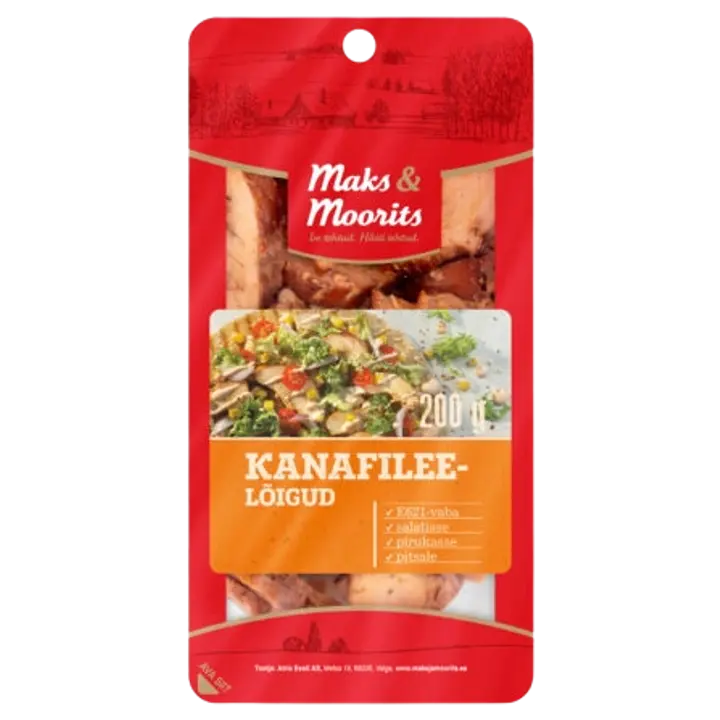 Maks ja Moorits Hõrgud Kanafileelõigud 200 G