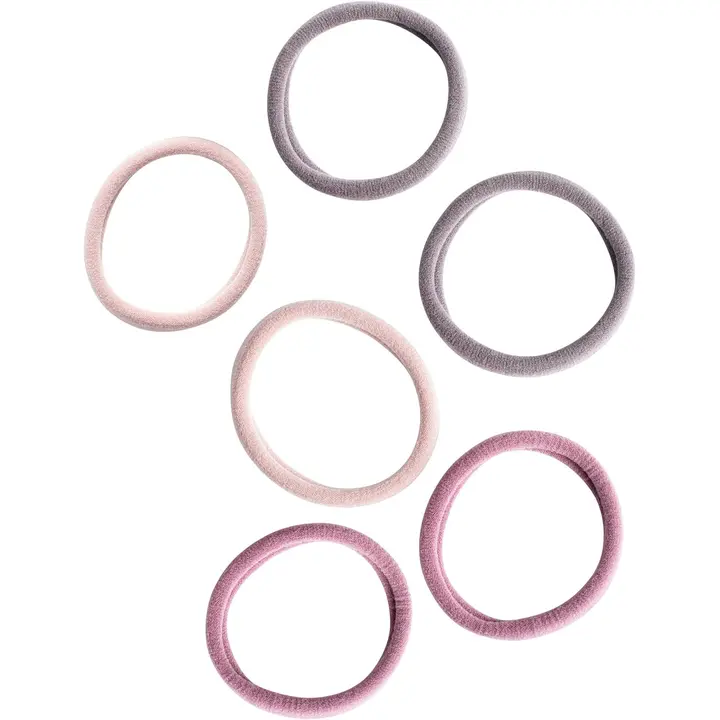 Cailap pehme juuksekumm värvivalik 6 tk